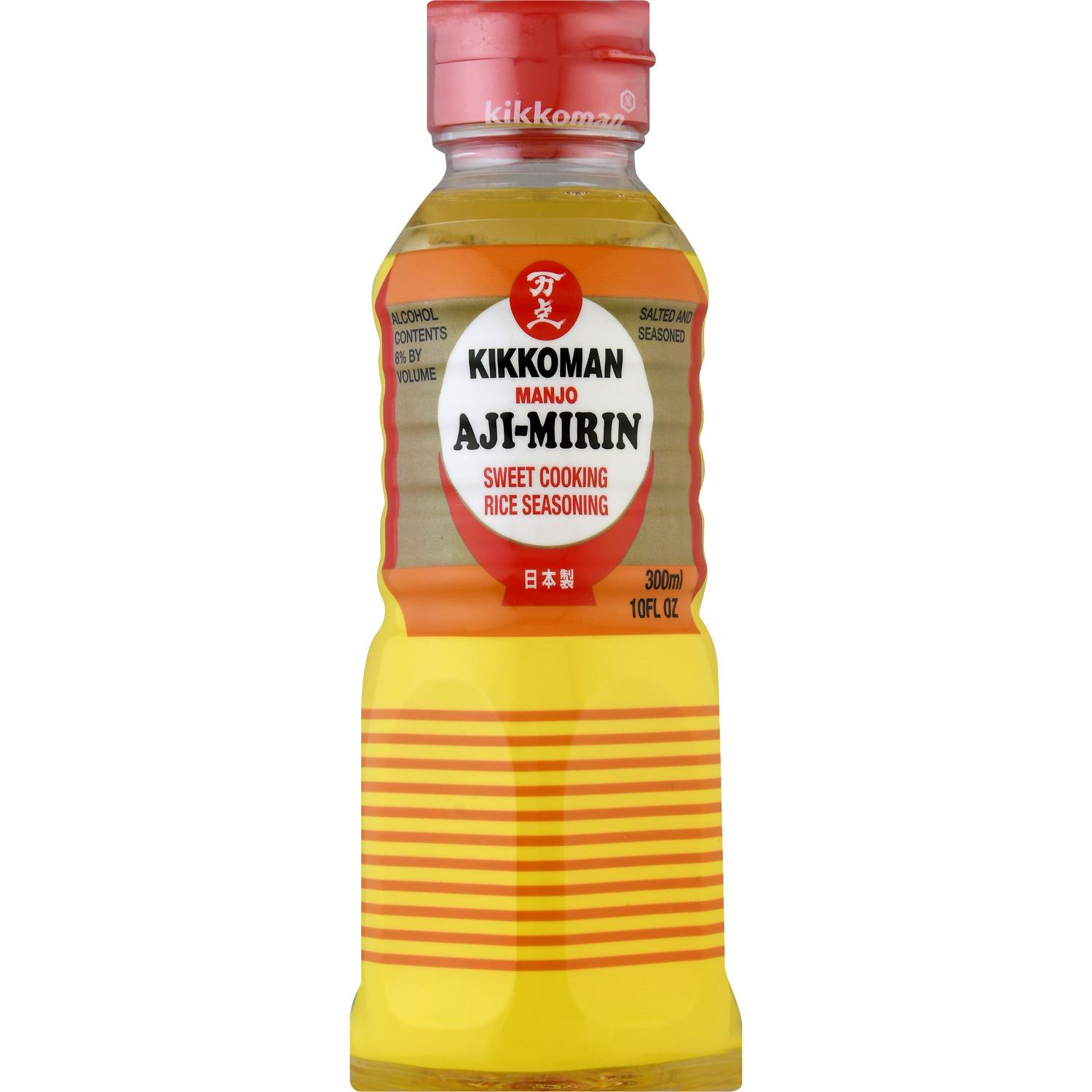 キッコーマン マンジョウ 米醂風 (Aji-Mirin) Kikkoman Manjo Aji-Mirin, Sweet Cooking Rice Seasoning (300 ml / 10 fl oz)
