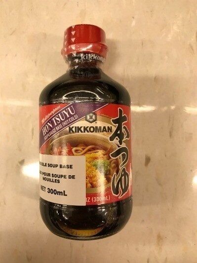 キッコーマン 本つゆ（HON TSUYU） Kikkoman HON TSUYU Noodle Soup Base, NET 300 mL