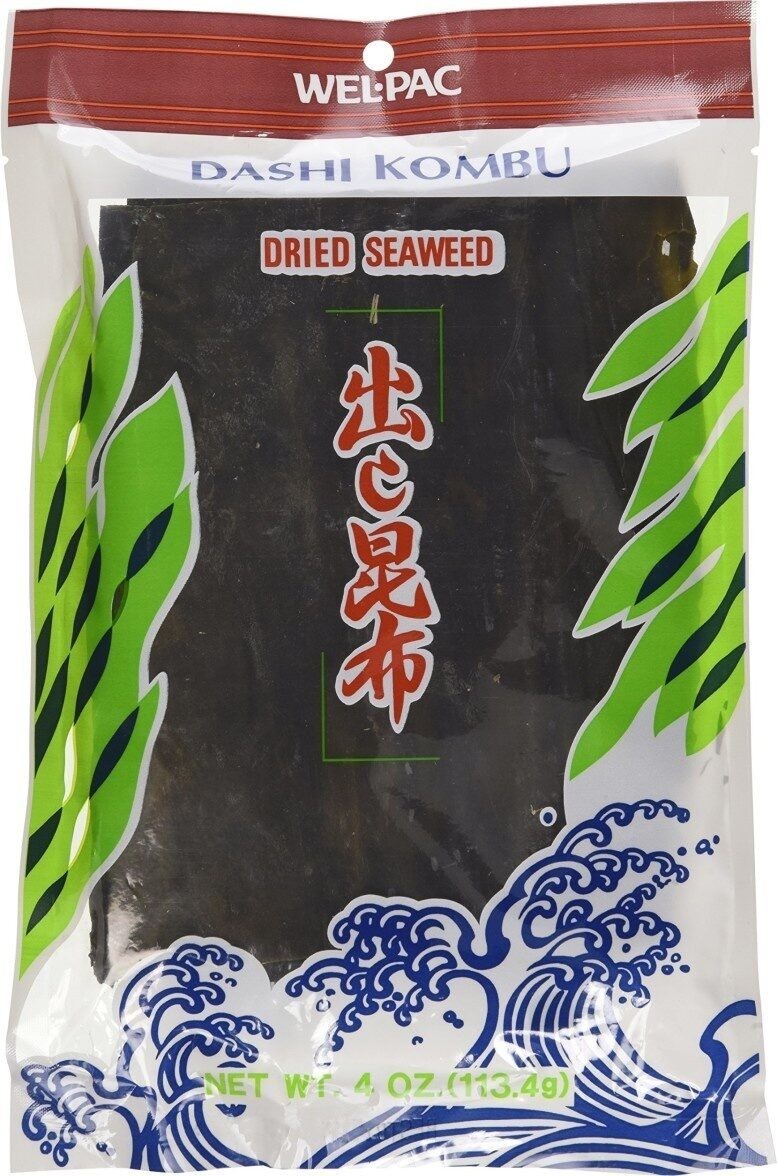 ウエルパック 出し昆布 Wel-Pac DASHI KOMBU Dried Seaweed, NET WT. 4 OZ (113.4 g)